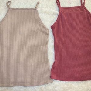 Spaghetti strap tanks